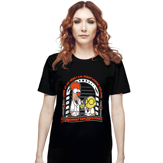 Shirts T-Shirts, Unisex / Small / Black Beaker and Bunsen Melodies