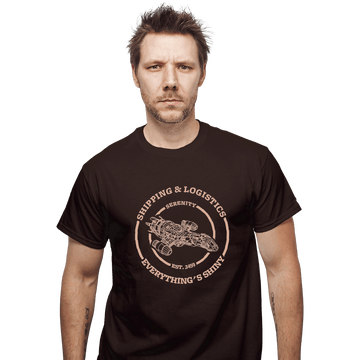 Shirts T-Shirts, Unisex / Small / Dark Chocolate Serenity Shipping And Logistics