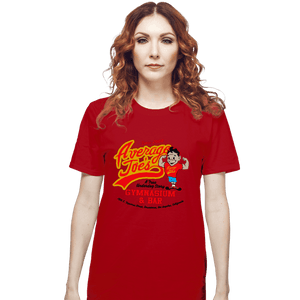 Shirts T-Shirts, Unisex / Small / Red Average Joes Gym