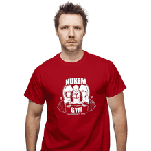 Load image into Gallery viewer, Shirts T-Shirts, Unisex / Small / Red Nukem Gym
