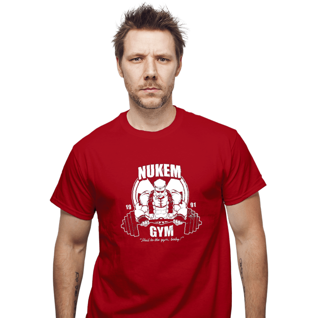 Shirts T-Shirts, Unisex / Small / Red Nukem Gym