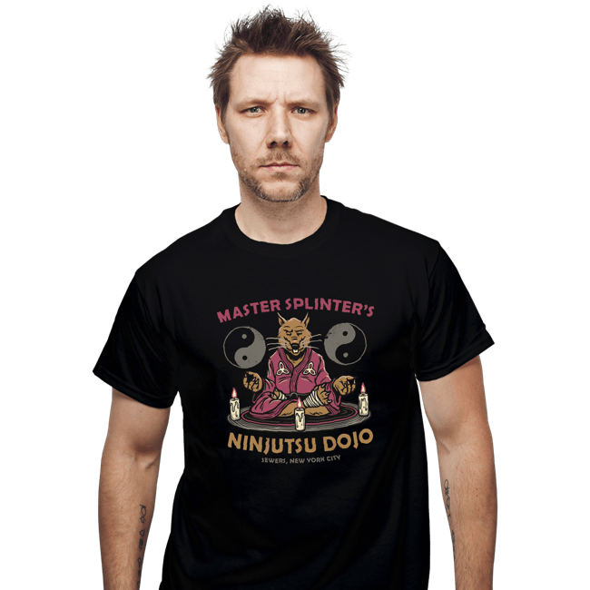 Daily_Deal_Shirts T-Shirts, Unisex / Small / Black Splinter's Ninjutsu Dojo