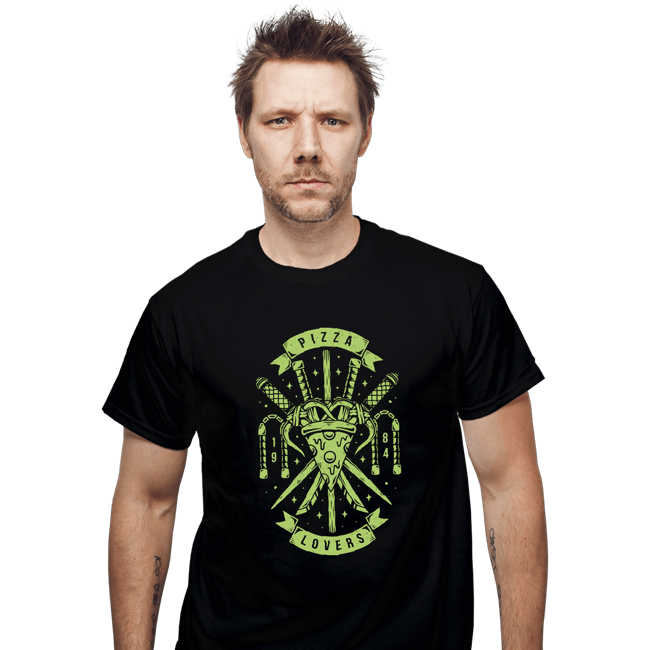 Shirts T-Shirts, Unisex / Small / Black Pizza Lovers