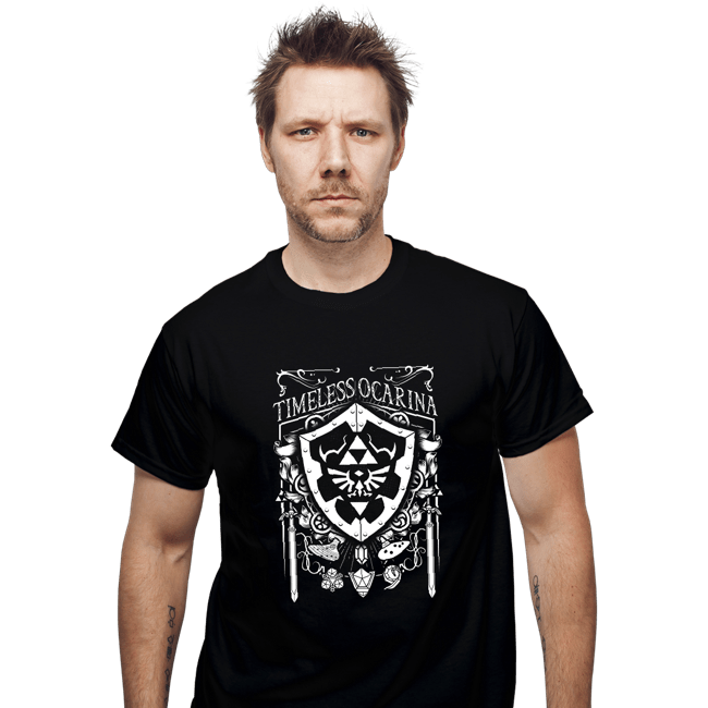 Shirts T-Shirts, Unisex / Small / Black Timeless Ocarina Banner