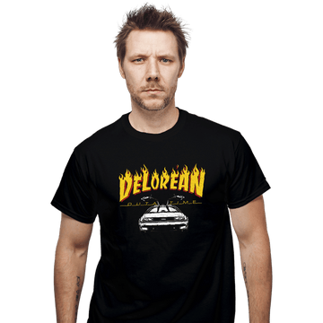 Secret_Shirts T-Shirts, Unisex / Small / Black Delorean Outatime