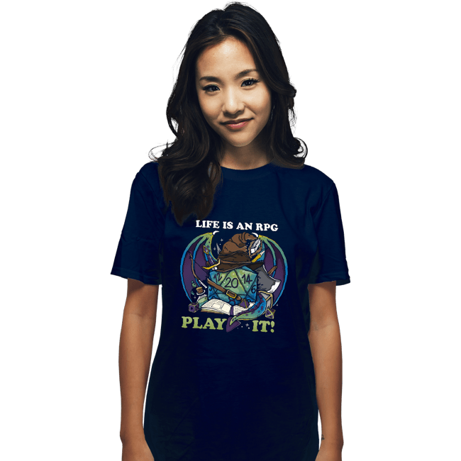 Shirts T-Shirts, Unisex / Small / Navy RPG Life