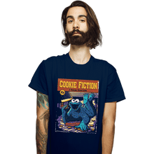 Load image into Gallery viewer, Daily_Deal_Shirts T-Shirts, Unisex / Small / Navy Cookie Fiction
