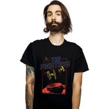 Load image into Gallery viewer, Secret_Shirts T-Shirts, Unisex / Small / Black Tie Fighters
