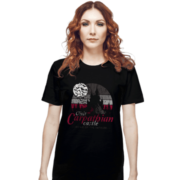 Daily_Deal_Shirts T-Shirts, Unisex / Small / Black Visit Carpathian Castle