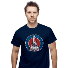 Load image into Gallery viewer, Daily_Deal_Shirts T-Shirts, Unisex / Small / Navy Battlestar MKII
