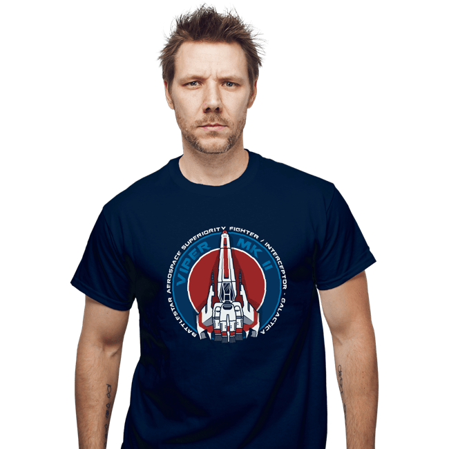 Daily_Deal_Shirts T-Shirts, Unisex / Small / Navy Battlestar MKII