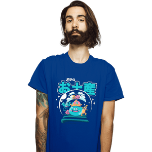 Shirts T-Shirts, Unisex / Small / Royal Blue JRPG Souvenir Slimes