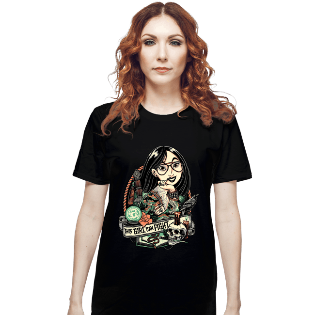 Secret_Shirts T-Shirts, Unisex / Small / Black This Girl Can Fight!