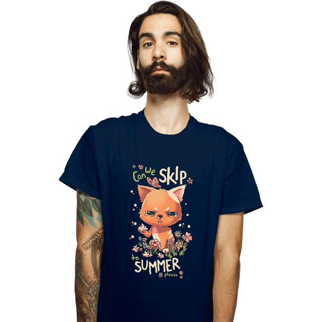 Daily_Deal_Shirts T-Shirts, Unisex / Small / Navy Can We Skip To Summer Please