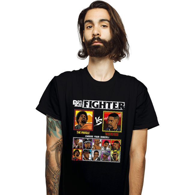 Secret_Shirts T-Shirts, Unisex / Small / Black Denzel Fighter