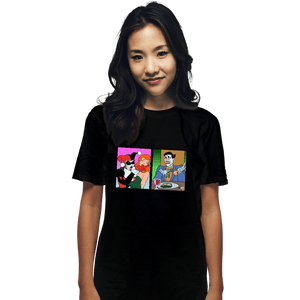 Secret_Shirts T-Shirts, Unisex / Small / Black Quinn Yelling At Joker