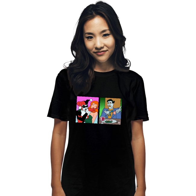 Secret_Shirts T-Shirts, Unisex / Small / Black Quinn Yelling At Joker