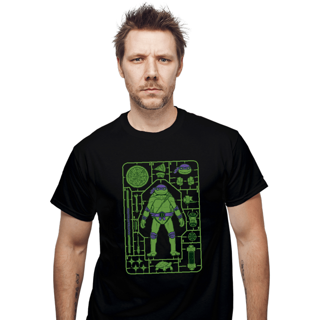 Daily_Deal_Shirts T-Shirts, Unisex / Small / Black Donatello Model Sprue
