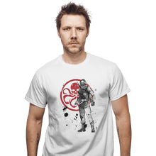 Load image into Gallery viewer, Shirts T-Shirts, Unisex / Small / White Winter Soldier Sumi-e
