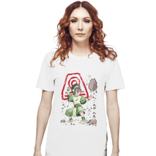 Load image into Gallery viewer, Shirts T-Shirts, Unisex / Small / White The Power Of The Earth Kingdom

