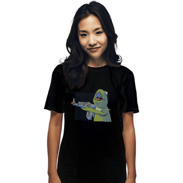 Shirts T-Shirts, Unisex / Small / Black Frog Gun