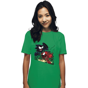 Secret_Shirts T-Shirts, Unisex / Small / Irish Green Knuckles Vs Sonic