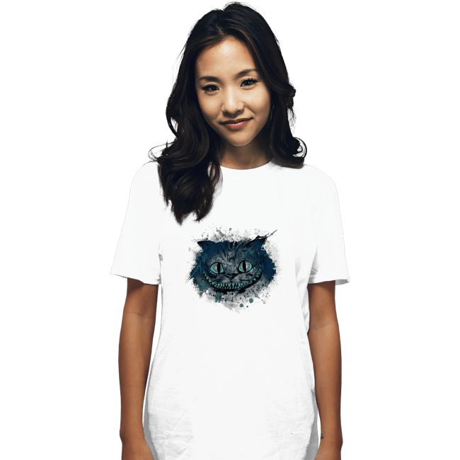 Shirts T-Shirts, Unisex / Small / White Watercolor Smile