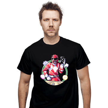 Daily_Deal_Shirts T-Shirts, Unisex / Small / Black Red Ranger Dance