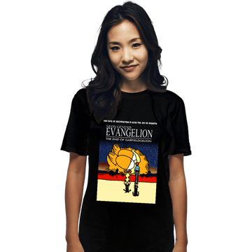 Daily_Deal_Shirts T-Shirts, Unisex / Small / Black End Of Neon Genesis Garfieldgelion