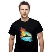 Load image into Gallery viewer, Shirts T-Shirts, Unisex / Small / Black Sunset On Koholint
