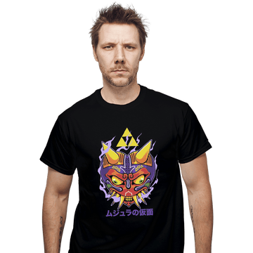 Shirts T-Shirts, Unisex / Small / Black Majora's Oni Mask