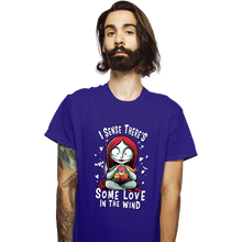 Load image into Gallery viewer, Daily_Deal_Shirts T-Shirts, Unisex / Small / Violet Some Love In The Wind
