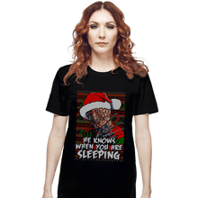 Load image into Gallery viewer, Secret_Shirts T-Shirts, Unisex / Small / Black Sleeping Sweater
