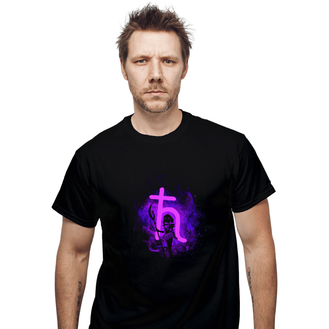 Shirts T-Shirts, Unisex / Small / Black Saturn Art