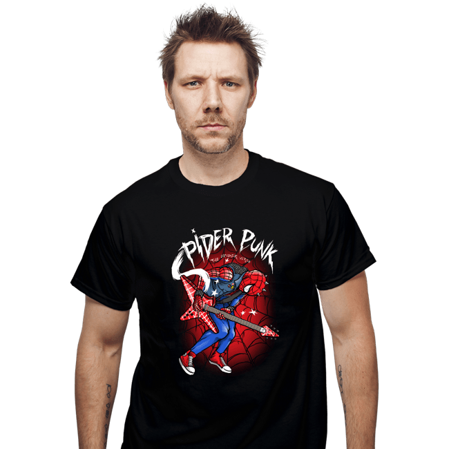 Daily_Deal_Shirts T-Shirts, Unisex / Small / Black Spider Punk