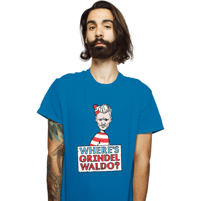 Secret_Shirts T-Shirts, Unisex / Small / Sapphire Wheres Grindelwaldo