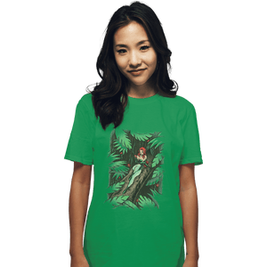 Shirts T-Shirts, Unisex / Small / Irish Green Secret Garden