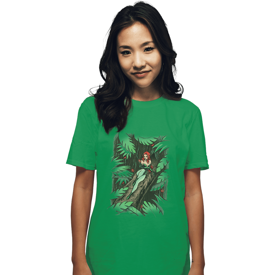 Shirts T-Shirts, Unisex / Small / Irish Green Secret Garden