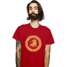 Load image into Gallery viewer, Shirts T-Shirts, Unisex / Small / Red Seal Of Lions
