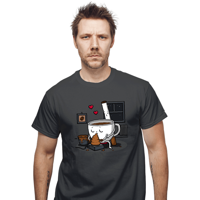 Secret_Shirts T-Shirts, Unisex / Small / Charcoal Coffee And Cigarette