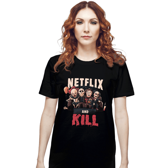 Shirts T-Shirts, Unisex / Small / Black Netflix And Kill