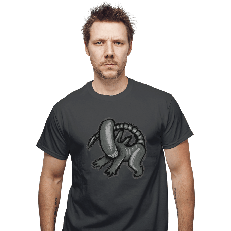Shirts T-Shirts, Unisex / Small / Charcoal The Xeno King