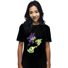 Load image into Gallery viewer, Shirts T-Shirts, Unisex / Small / Black Magical Silhouettes - Maleficent
