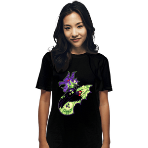 Shirts T-Shirts, Unisex / Small / Black Magical Silhouettes - Maleficent