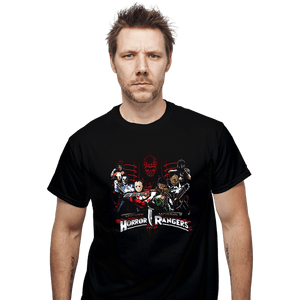 Secret_Shirts T-Shirts, Unisex / Small / Black Mighty Horror Rangers