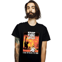 Load image into Gallery viewer, Secret_Shirts T-Shirts, Unisex / Small / Black Stop The Planet Of The Apes!
