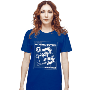 Daily_Deal_Shirts T-Shirts, Unisex / Small / Royal Blue Plasma Cutter