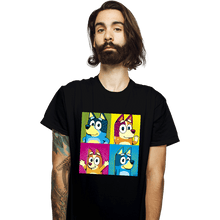 Load image into Gallery viewer, Daily_Deal_Shirts T-Shirts, Unisex / Small / Black Pop Dogs
