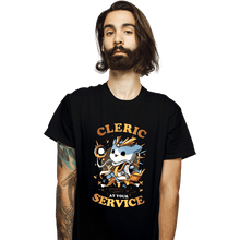 Load image into Gallery viewer, Daily_Deal_Shirts T-Shirts, Unisex / Small / Black Cleric At Your Service
