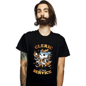 Daily_Deal_Shirts T-Shirts, Unisex / Small / Black Cleric At Your Service